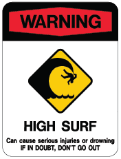 Beach Warning Flags & Signs