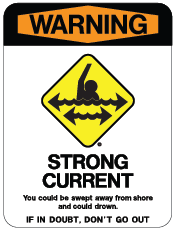 Beach Warning Flags & Signs